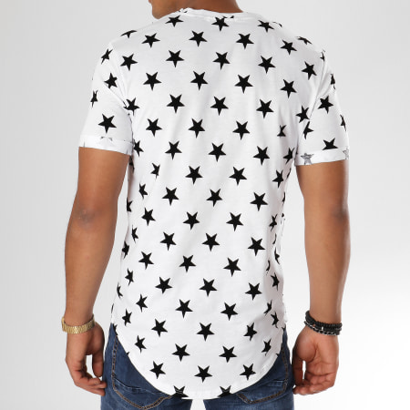 VIP Clothing - Tee Shirt Oversize 3047 Blanc Noir