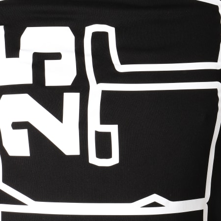 25G - Sweat Capuche Logo Noir