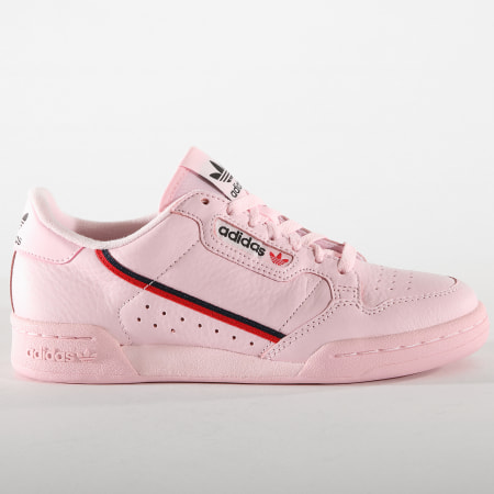 Adidas Originals - Baskets Femme Continental 80 B41679 Clear Pink Scarlet Collegiate Navy