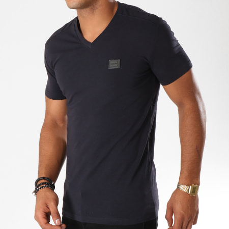 Antony Morato - Tee Shirt MMKS01416 Bleu Marine