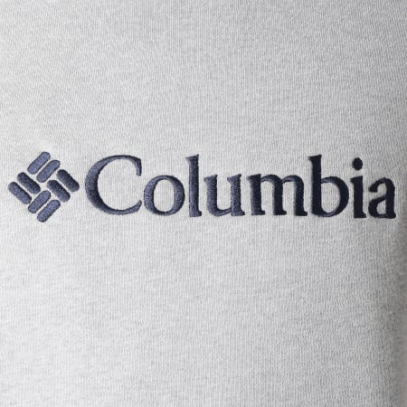 Columbia - Sweat Capuche Basic Logo Gris Chiné