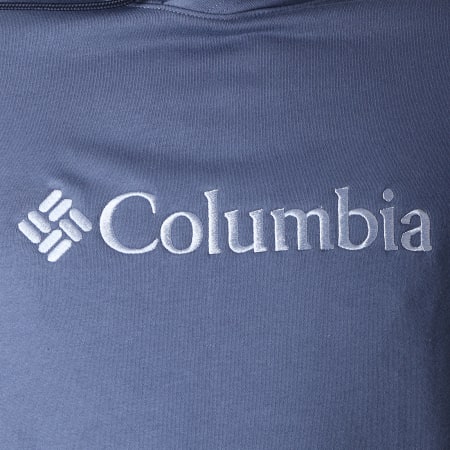 Columbia - Sweat Capuche Basic Logo Bleu Marine