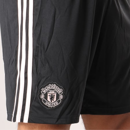 Adidas Originals - Short Jogging Manchester United CG0039 Noir Rose