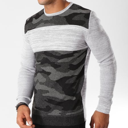 John H - Pull 3179 Gris Camouflage