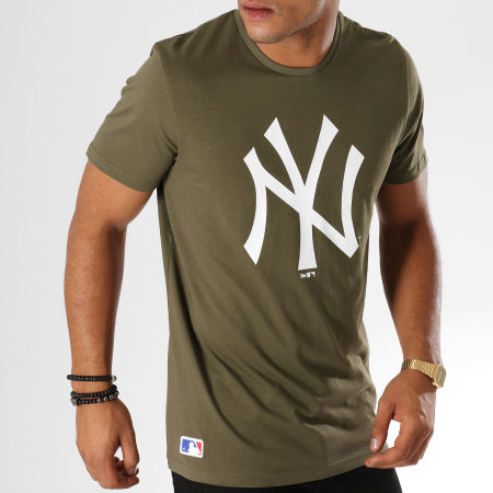 New Era - Tee Shirt Team Logo New York Yankees 11863694 Vert Kaki