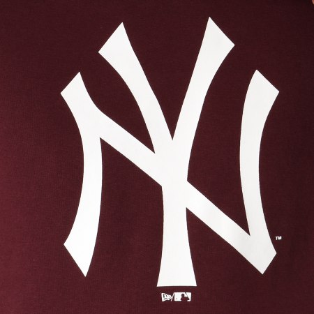 New Era - Sweat Capuche Team Logo New York Yankees 11863699 Bordeaux