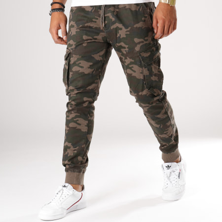 Reell Jeans - Jogger Pant Reflex Rib Vert Kaki Camouflage