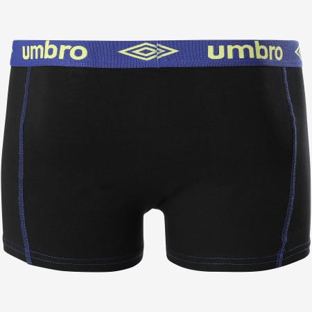 Umbro - Boxer BC Noir Bleu Roi