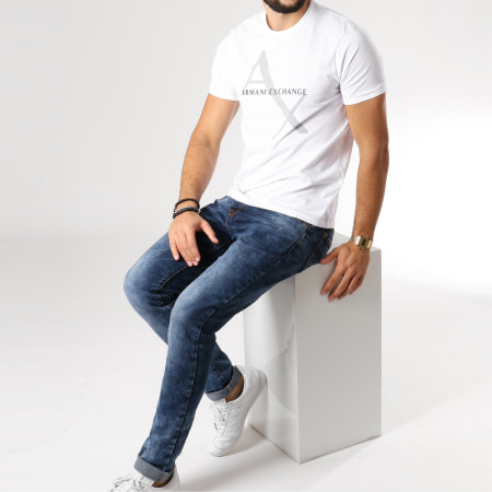 Armani Exchange - Tee Shirt 8NZT76-Z8H4Z Blanc