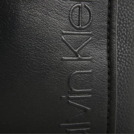 Calvin Klein - Sacoche Elevated Logo Mini Flat 3874 Noir
