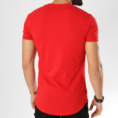 Gym King - Tee Shirt Oversize Long Line Rouge
