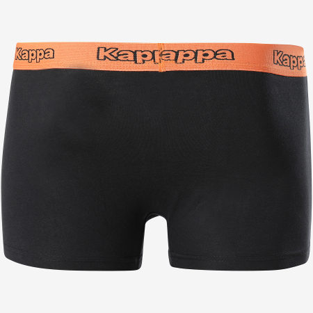 Kappa - Boxer Logo Noir Orange