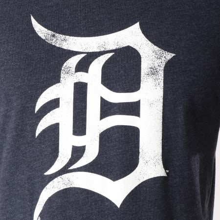 '47 Brand - Tee Shirt Detroit Tigers Bleu Marine Chiné