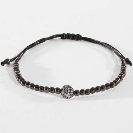 California Jewels - Bracelet B918 Noir Argenté