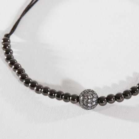 California Jewels - Bracelet B918 Noir Argenté