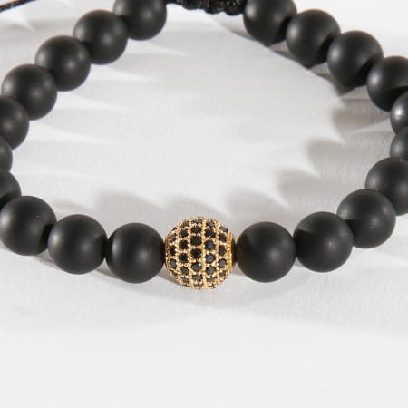 California Jewels - Bracelet B929 Noir Doré