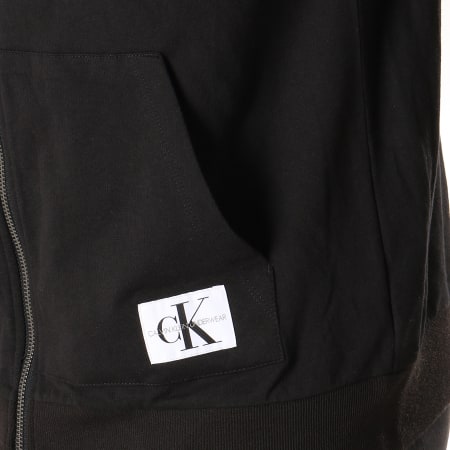 Calvin Klein - Sweat Zippé Capuche NM1557E Noir