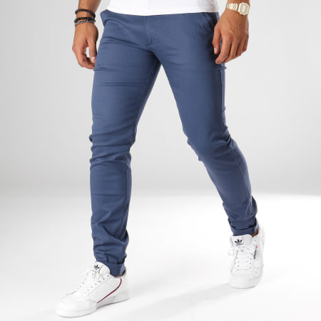 Black Needle - Pantalon Chino 1012 Bleu
