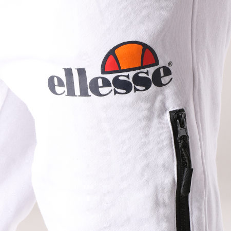 Ellesse - Pantalon Jogging Molleton Classic Blanc