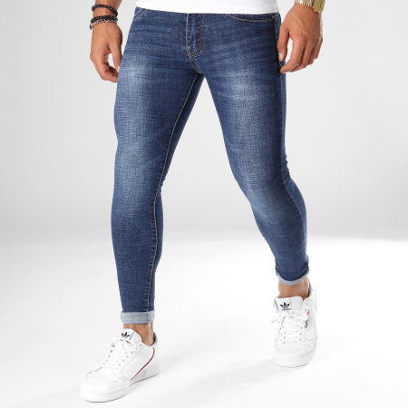 Jean skinny à effet délavé Farfetch Vêtements Pantalons & Jeans Jeans Skinny 