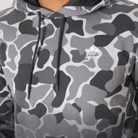 Adidas Originals - Sweat Capuche Camo DH4807 Gris Anthracite Camouflage