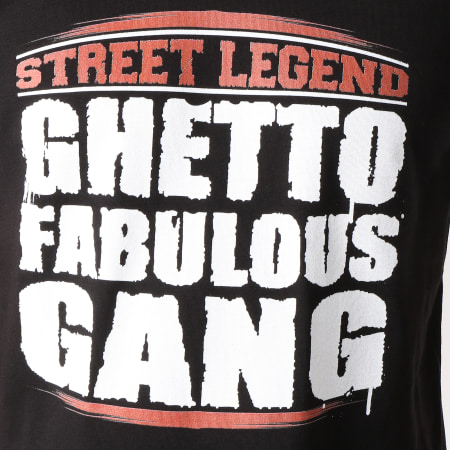 Ghetto Fabulous Gang - Tee Shirt Street Legend Noir