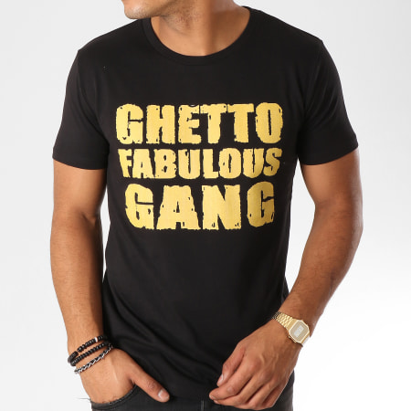Ghetto Fabulous Gang - Maglietta Impact Nero