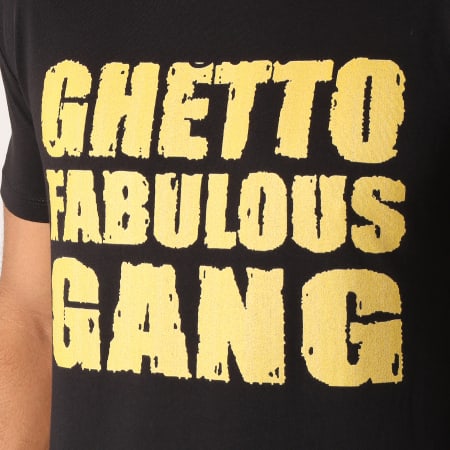 Ghetto Fabulous Gang - Tee Shirt Impact Noir