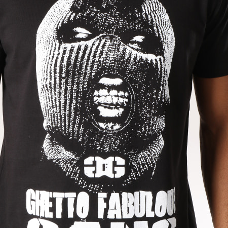 Ghetto Fabulous Gang - Tee Shirt Cagoule Noir