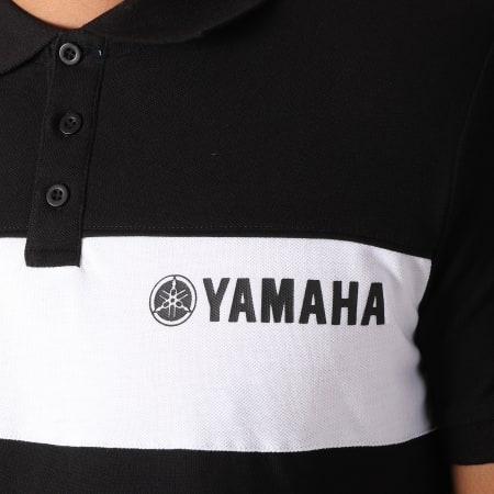 Yamaha - Polo Manches Courtes Pick Noir Blanc