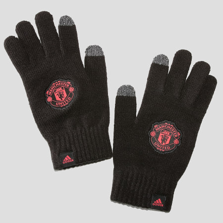 Adidas Sportswear - Gants Manchester United CY5595 Noir Rose