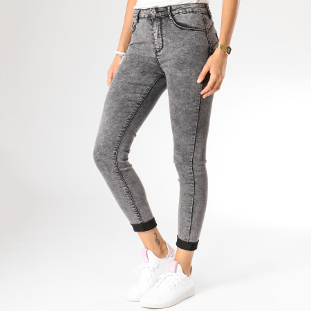 Girls Outfit - Jean Skinny Femme G2005 Gris Anthracite