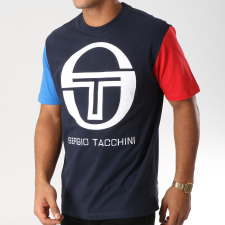 Sergio Tacchini - Tee Shirt Icona 37667 Bleu Marine