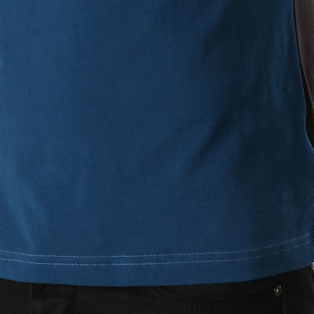 Sergio Tacchini - Tee Shirt Ilan 37696 Bleu Pétrole Noir