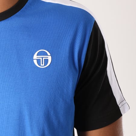 Sergio Tacchini - Tee Shirt Ilan 37696 Bleu Roi Noir
