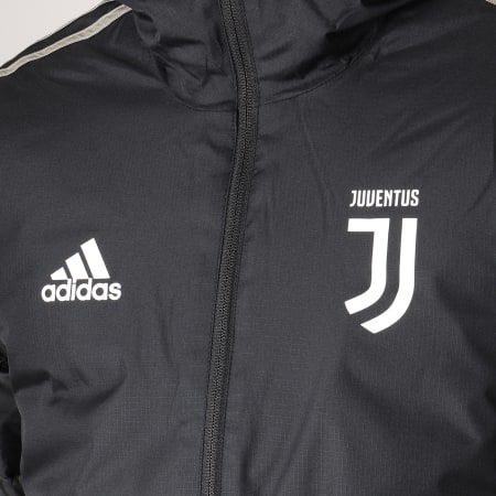 Adidas Performance - Veste Outdoor Zippée Capuche Juventus CW8736 Noir