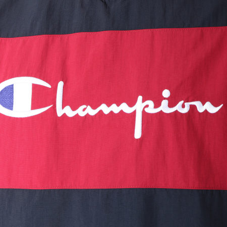 Champion - Sweat Crewneck 212388 Bleu Marine Bordeaux