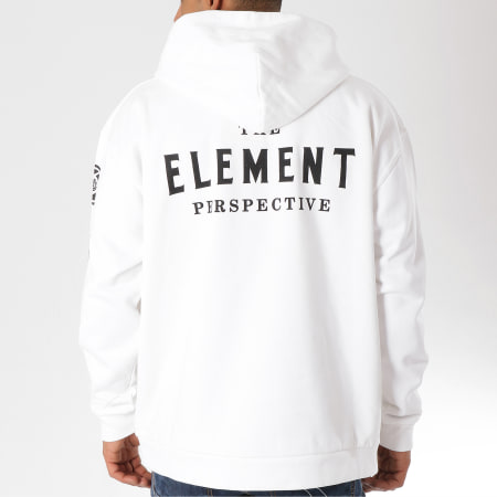 Element - Sweat Capuche Analog Blanc