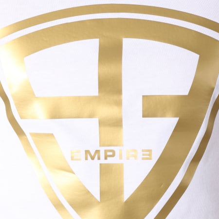 93 Empire - Tee Shirt 93 Empire Blanc Or