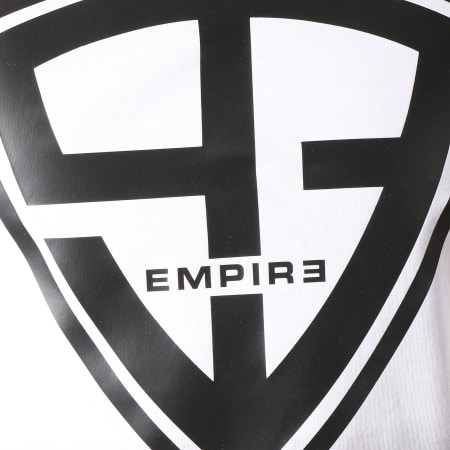 93 Empire - Tee Shirt 93 Empire Dégradé Blanc Noir