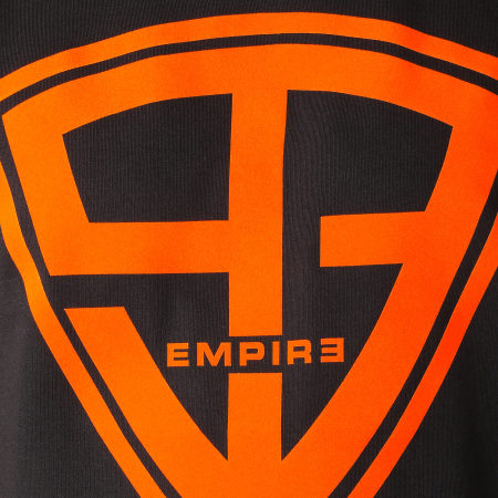 93 Empire - Tee Shirt 93 Empire Noir Orange