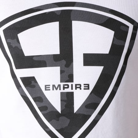 93 Empire - Tee Shirt 93 Empire Camo Blanc Noir
