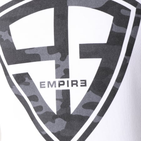 93 Empire - Sweat Crewneck 93 Empire Camo Blanc Noir
