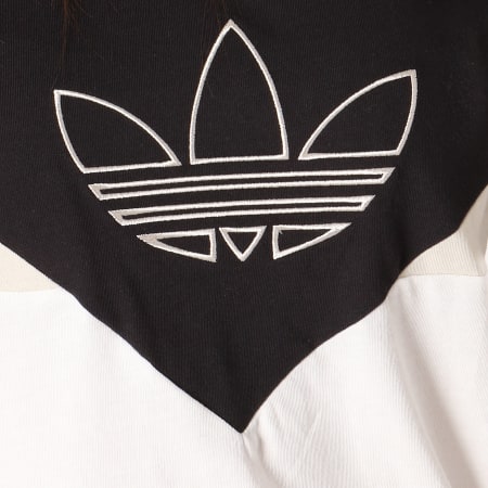 Adidas Originals - Tee Shirt Femme CLRDO DH3021 Blanc Noir