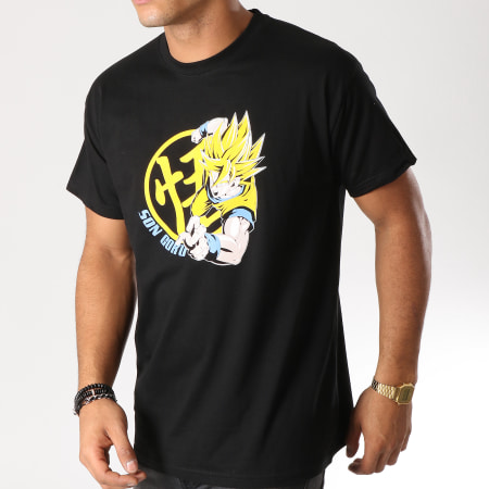 Dragon Ball Z - Tee Shirt Goku Super Saiyan Noir