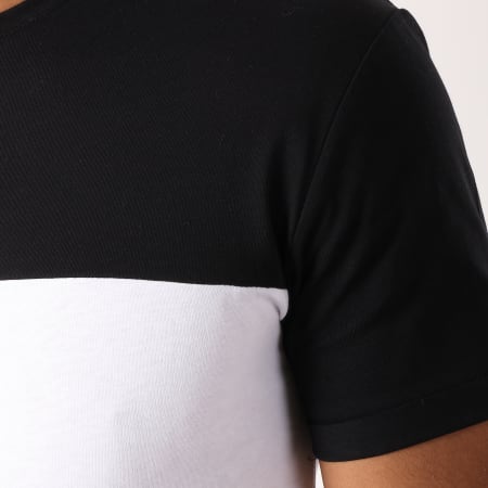 LBO - Tee Shirt Oversize Tricolore 516 Noir Blanc Bordeaux