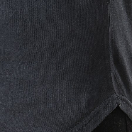 LBO - Tee Shirt Oversize Avec Bandes Noir et Rouge 549 Blanc Dégradé Noir