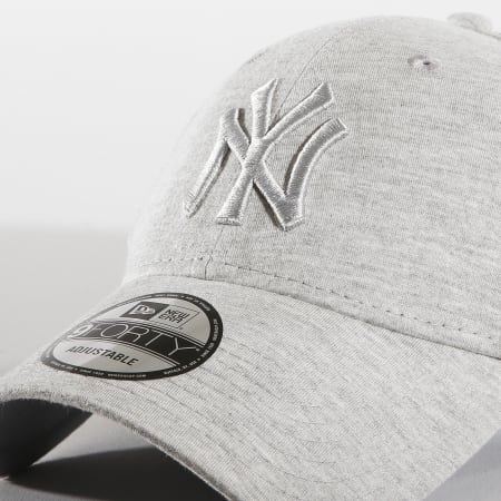 New Era - Casquette Jersey MLB New York Yankees 11794655 Gris Clair Chiné