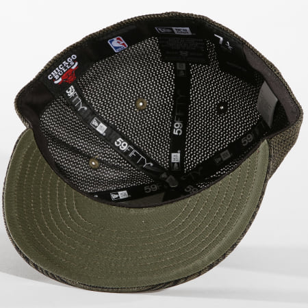 New Era - Casquette Fitted Engineered Fit Chicago Bulls 11794814 Vert Kaki Chiné