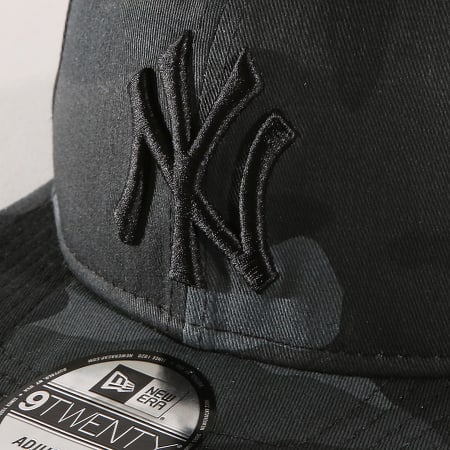 New Era - Casquette Pliable Camo Packable New York Yankees 11794836 Gris Anthracite Camouflage